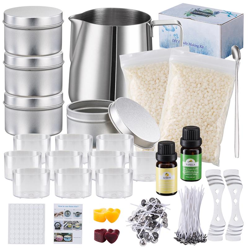 Candle Making Kit For Kids - 1 مجموعة شمعة صنع عدة صب