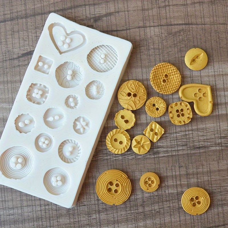 قالب سيليكون على شكل أزرار، قا - مراجعة Candle Making Accessories وسعره