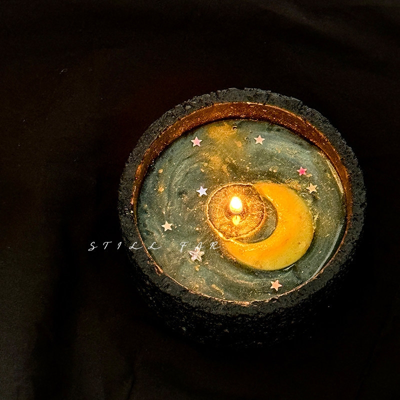 شمعة ميلتينج مون المعطرة المصن - مراجعة Candle Making Wax وسعره