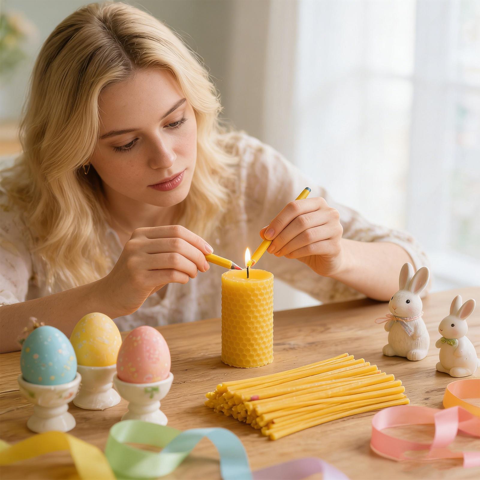 أعواد شمع العسل لتزيين البيض 1 - مراجعة Candle Making Wax وسعره