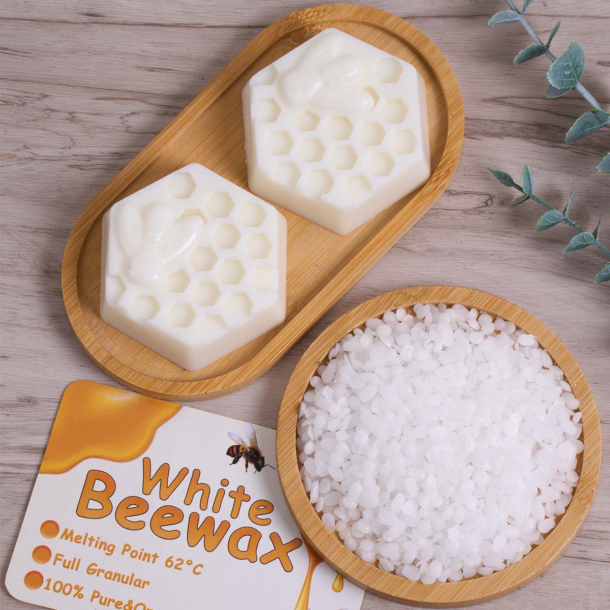 شمع العسل الأبيض الطبيعي النقي - مراجعة Candle Making Wax وسعره