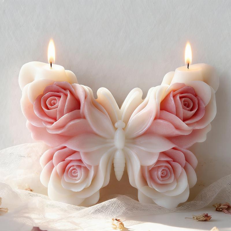 قالب سيليكون على شكل فراشة وور - مراجعة Candle Making Accessories وسعره