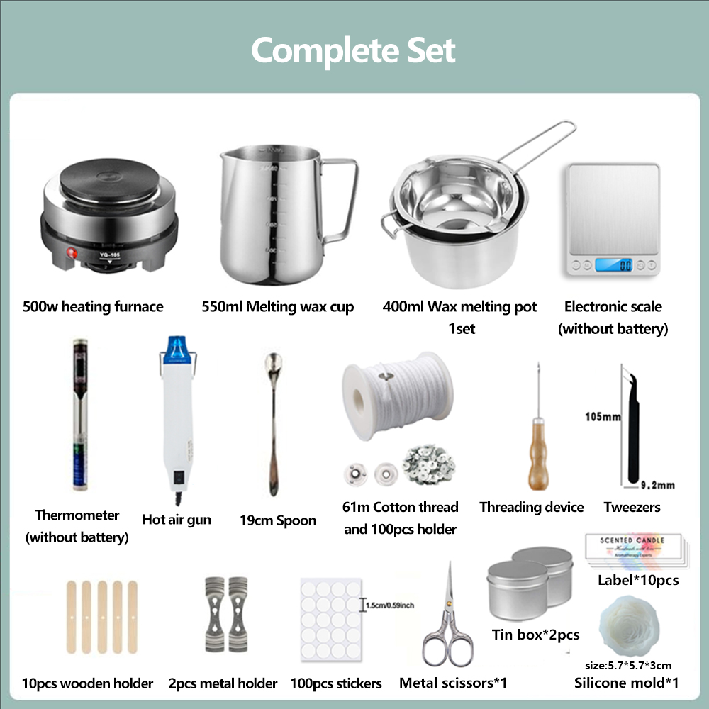 مجموعة أدوات صنع الشموع المعطر - مراجعة Candle Making Kit For Kids وسعره